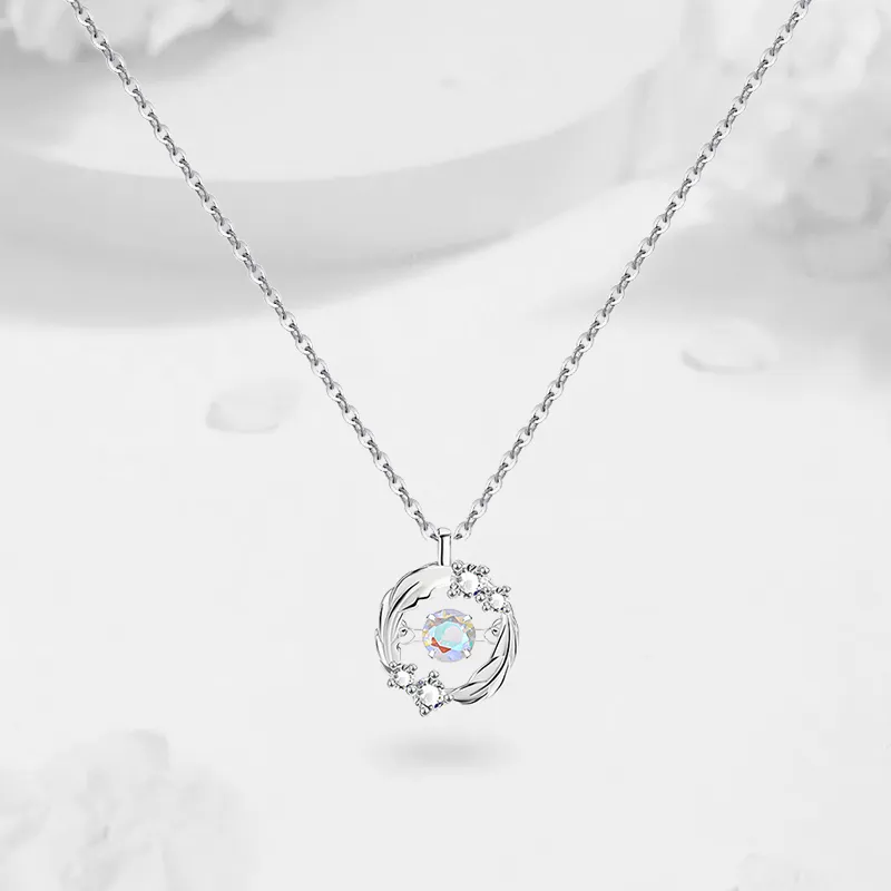 LUCA Sterling Silver Necklaces Women's Birthday Gift-4
