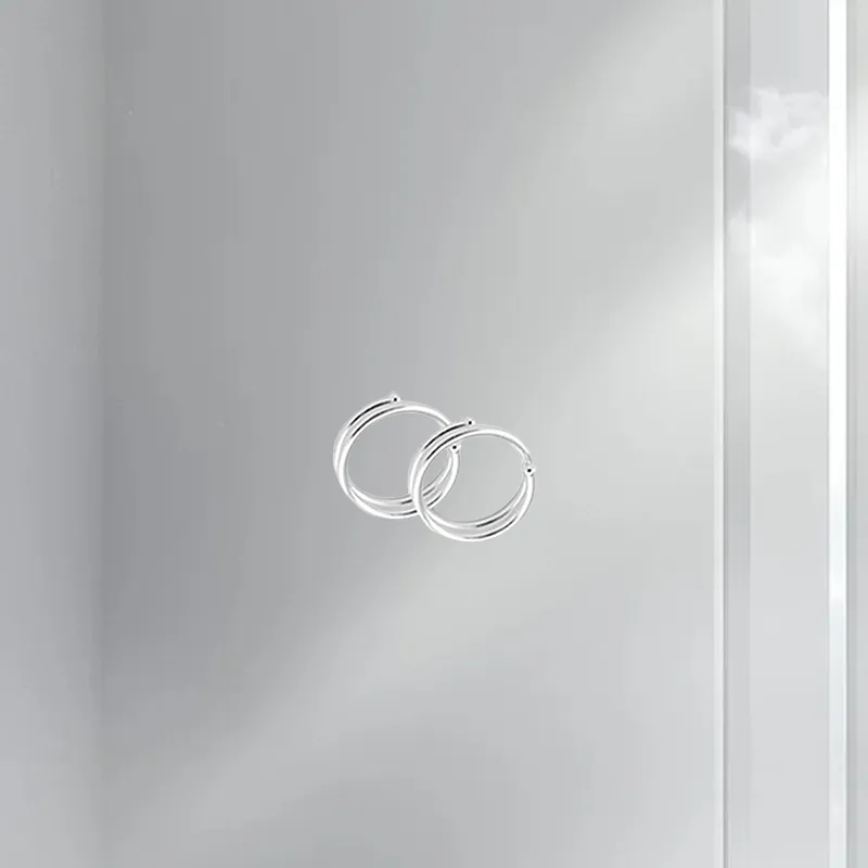 LUCA 999 Fine Silver Earrings Unisex-1