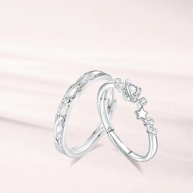 LUCA Sterling Silver Rings Unisex Box Anniversary #Sweet Love Confession-6