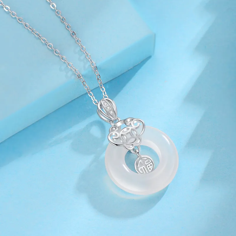 LUCA S925 Silver Necklaces Unisex-2