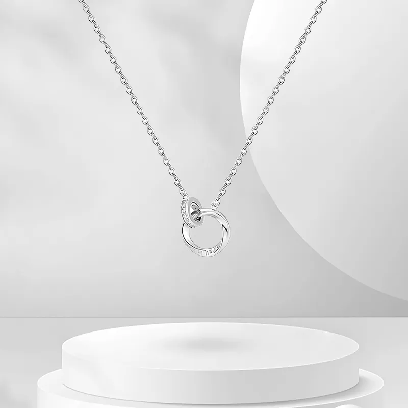 LUCA Sterling Silver Necklaces Women's-6
