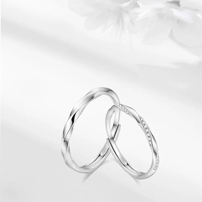LUCA Sterling Silver Rings Unisex Box-2