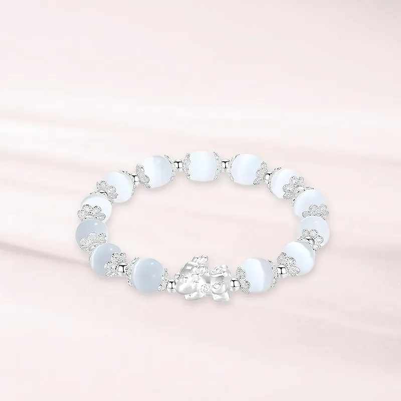 LUCA Sterling Silver Bracelets Unisex-5
