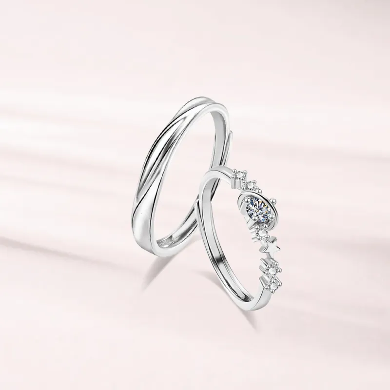LUCA Sterling Silver Rings Unisex Silver-6