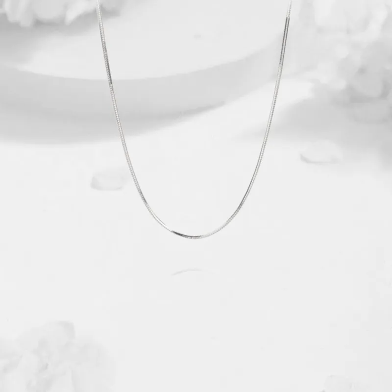 LUCA S925 Silver Necklaces Unisex-3