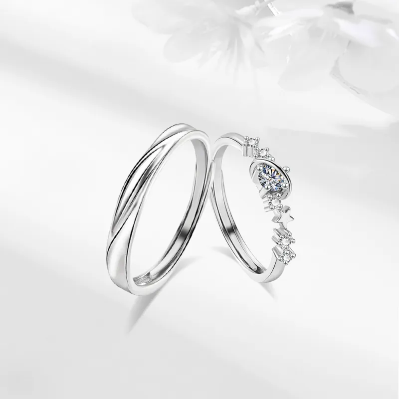 LUCA Sterling Silver Rings Unisex Silver-3