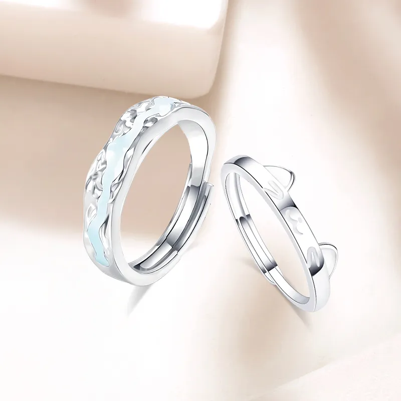 LUCA Sterling Silver Rings Unisex Birthday Confession Gift-4