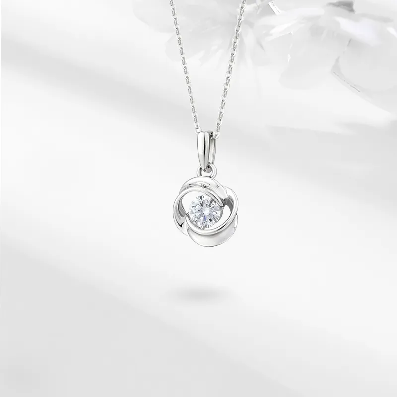 LUCA Sterling Silver S999 Silver Necklaces Women's-3