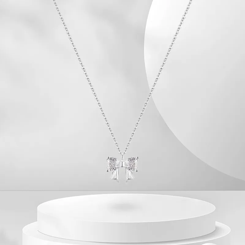 LUCA Sterling Silver Necklaces Women's Anniversary For Couples-5