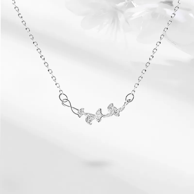 LUCA Sterling Silver Necklaces Women's Birthday Gift For Girlfriend, Bestie, Mom, And Couple-3