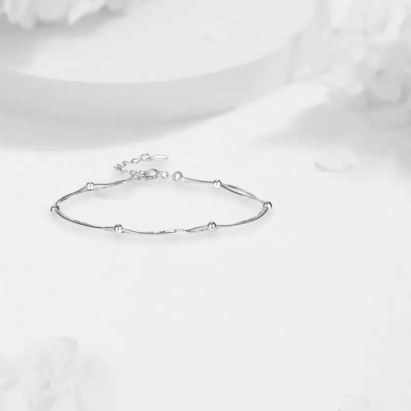 LUCA S925 Silver Bracelets Unisex-5