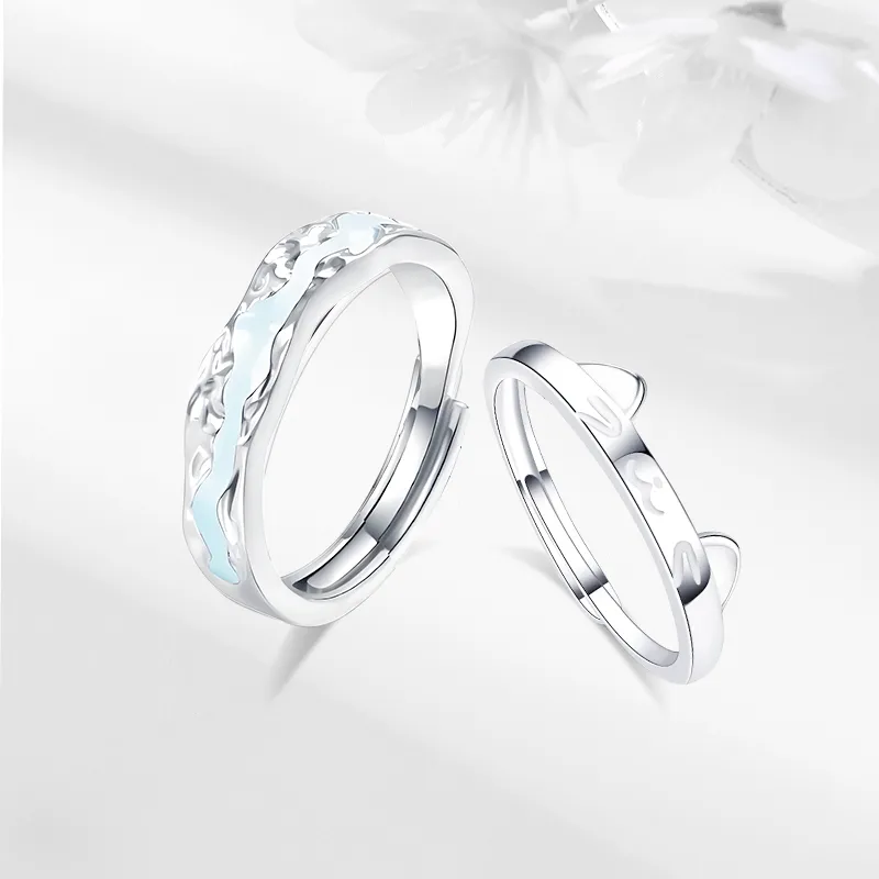 LUCA Sterling Silver Rings Unisex Birthday Confession Gift-5