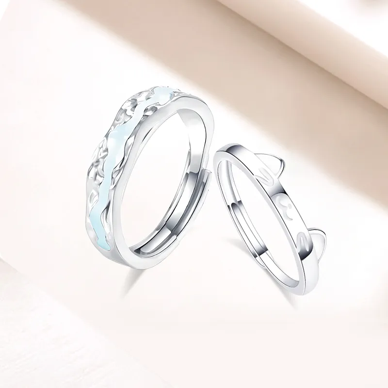 LUCA Sterling Silver Rings Unisex Birthday Confession Gift-6