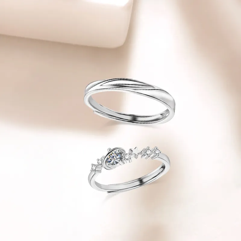 LUCA Sterling Silver Rings Unisex Silver-2
