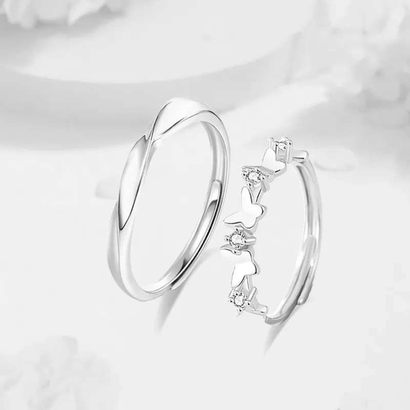 LUCA Sterling Silver Rings Unisex Anniversary Birthday Anniversary Box-2