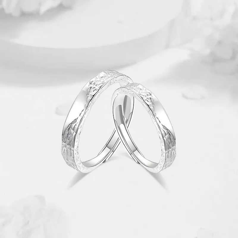 LUCA Sterling Silver Rings Unisex Anniversary Box, Sweet Love Confession #Gift-1