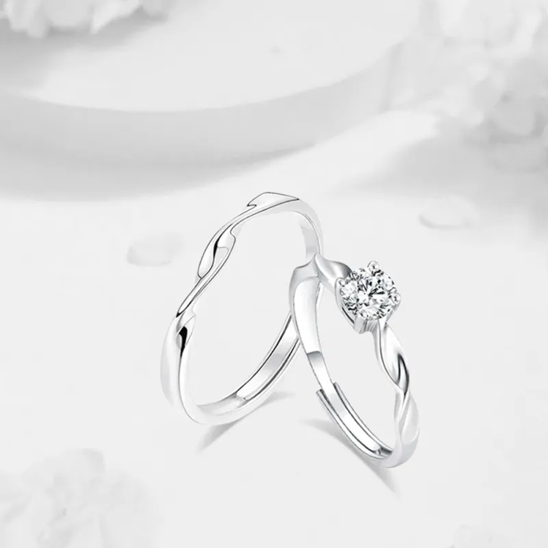 LUCA Sterling Silver Rings Unisex Box #Sweet Love Confession-1