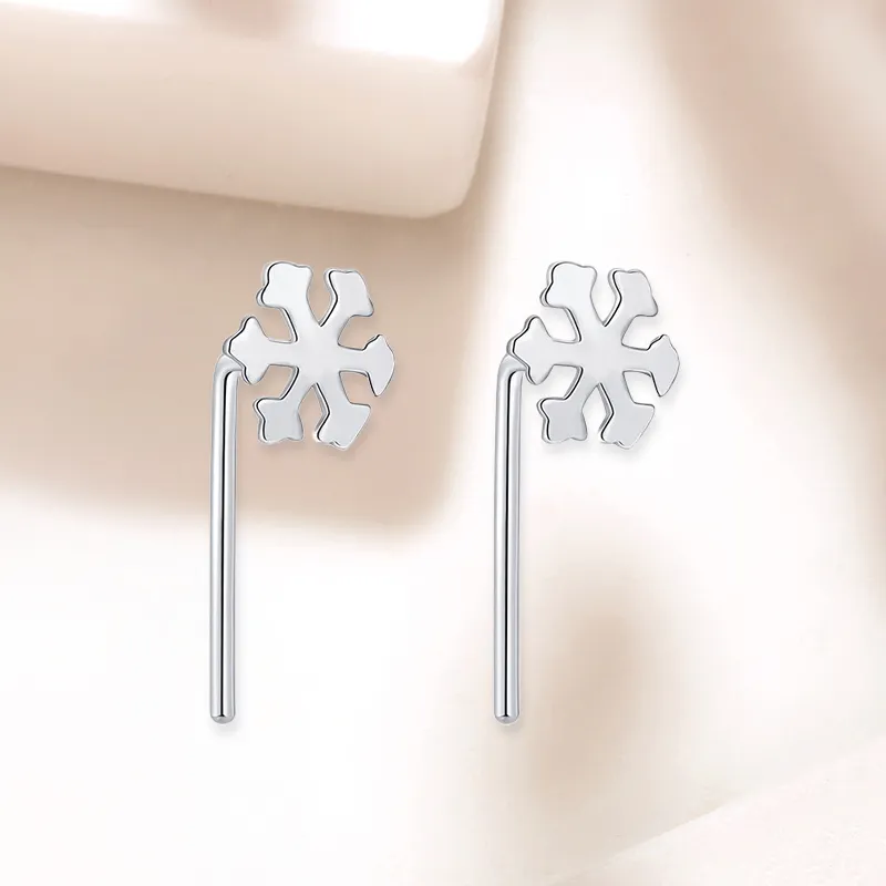LUCA Sterling Silver Stud Earrings Women's-7