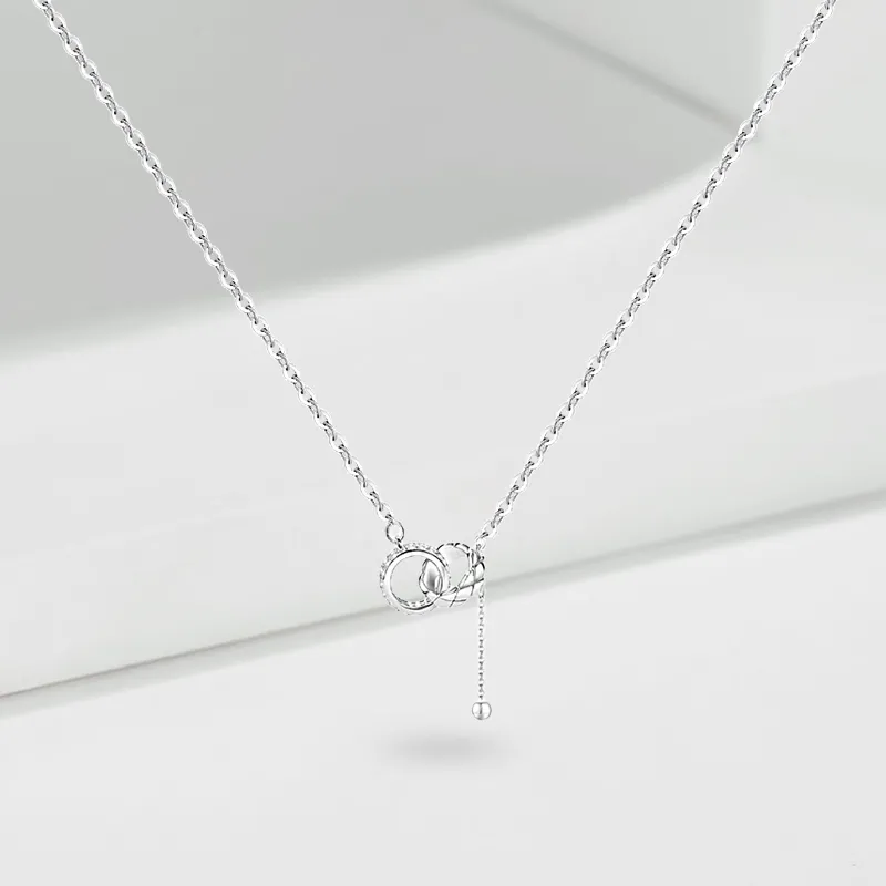 LUCA Zircon Necklaces Women's Couple Birthday Gift Confession Box For Girl-4