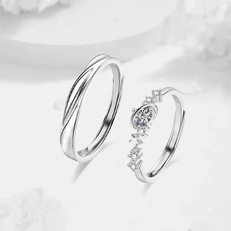 LUCA Sterling Silver Rings Unisex Silver-1