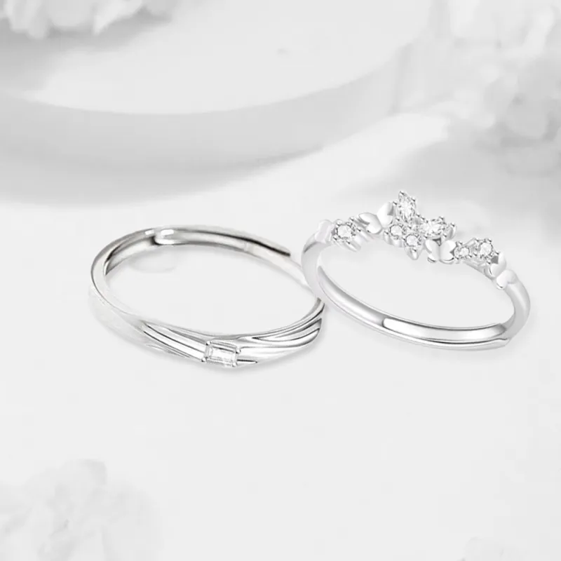 LUCA Sterling Silver Rings Unisex-6