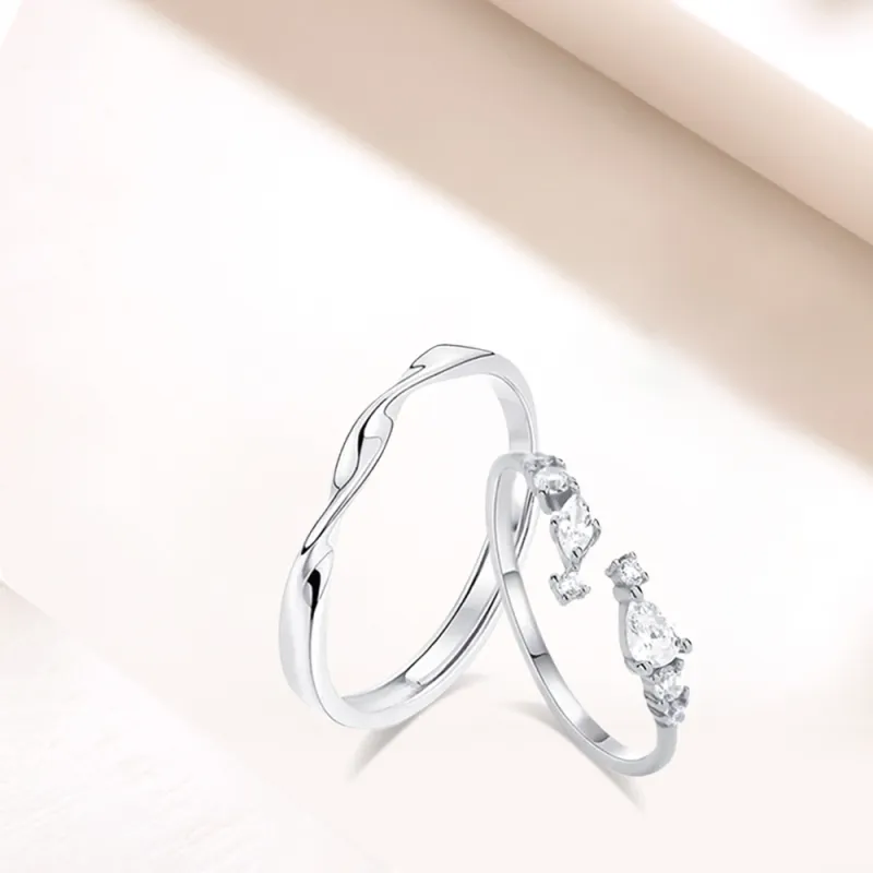LUCA Sterling Silver Rings Unisex-6