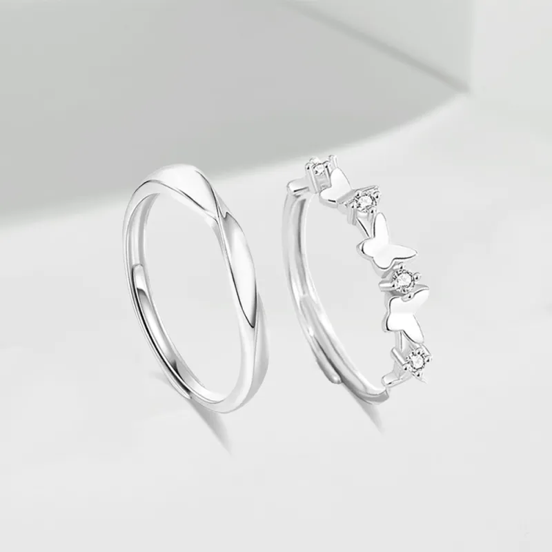 LUCA Sterling Silver Rings Unisex Anniversary Birthday Anniversary Box-4