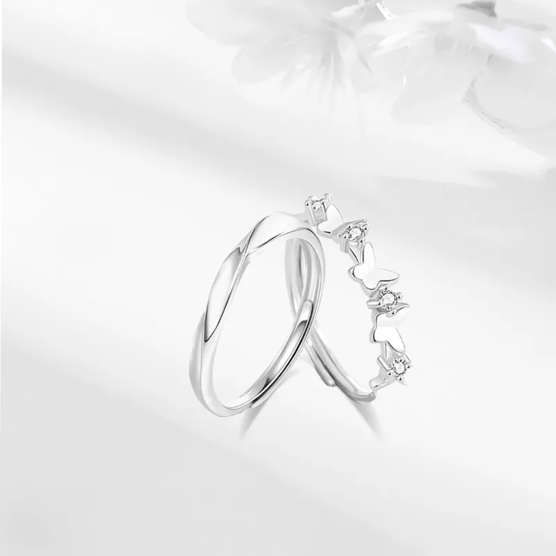 LUCA Sterling Silver Rings Unisex Anniversary Birthday Anniversary Box-3