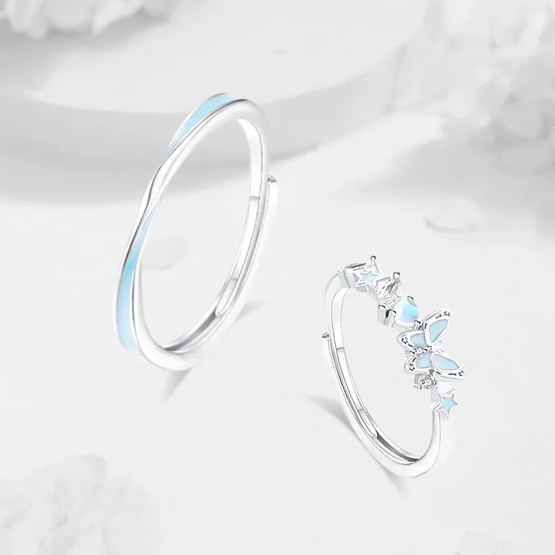 LUCA Sterling Silver Rings Unisex-6