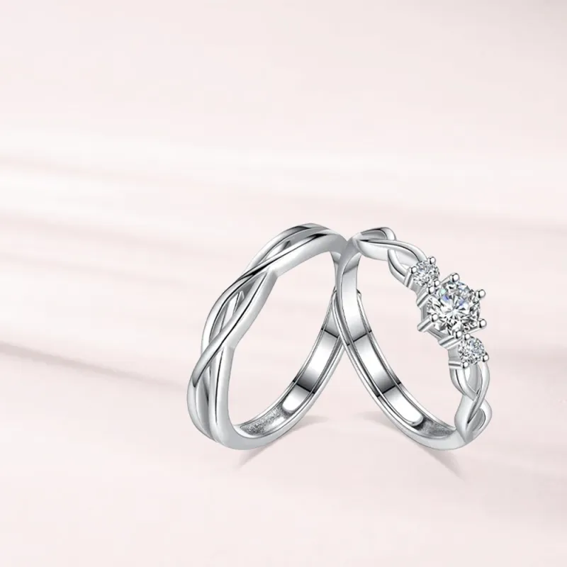 LUCA Sterling Silver Rings Unisex-6