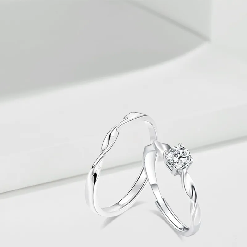 LUCA Sterling Silver Rings Unisex Box #Sweet Love Confession-6