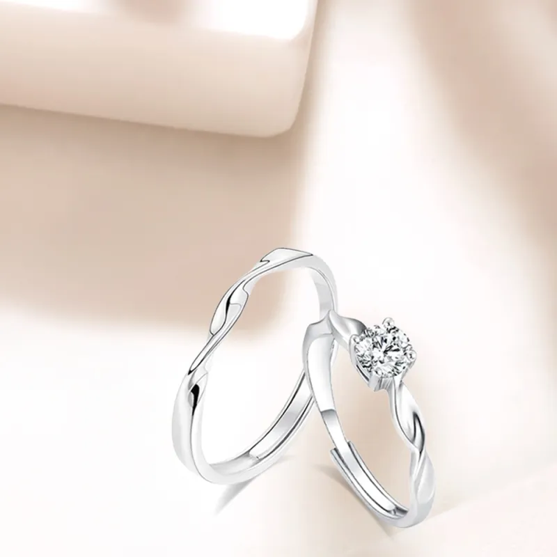 LUCA Sterling Silver Rings Unisex Box #Sweet Love Confession-2
