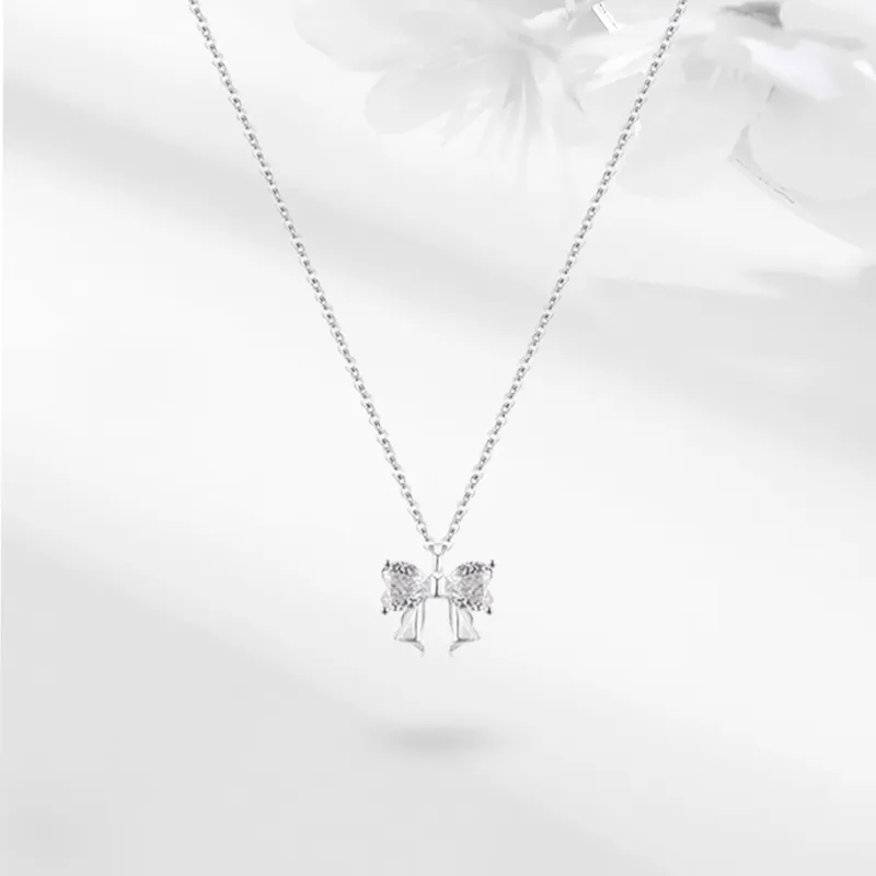 LUCA Sterling Silver Necklaces Women's Anniversary For Couples-4