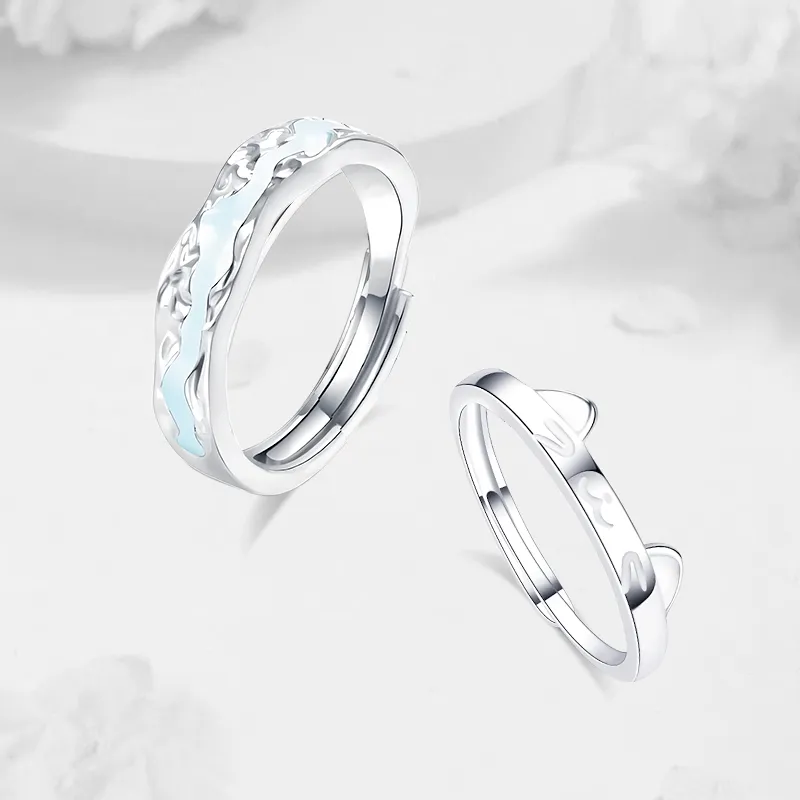 LUCA Sterling Silver Rings Unisex Birthday Confession Gift-3