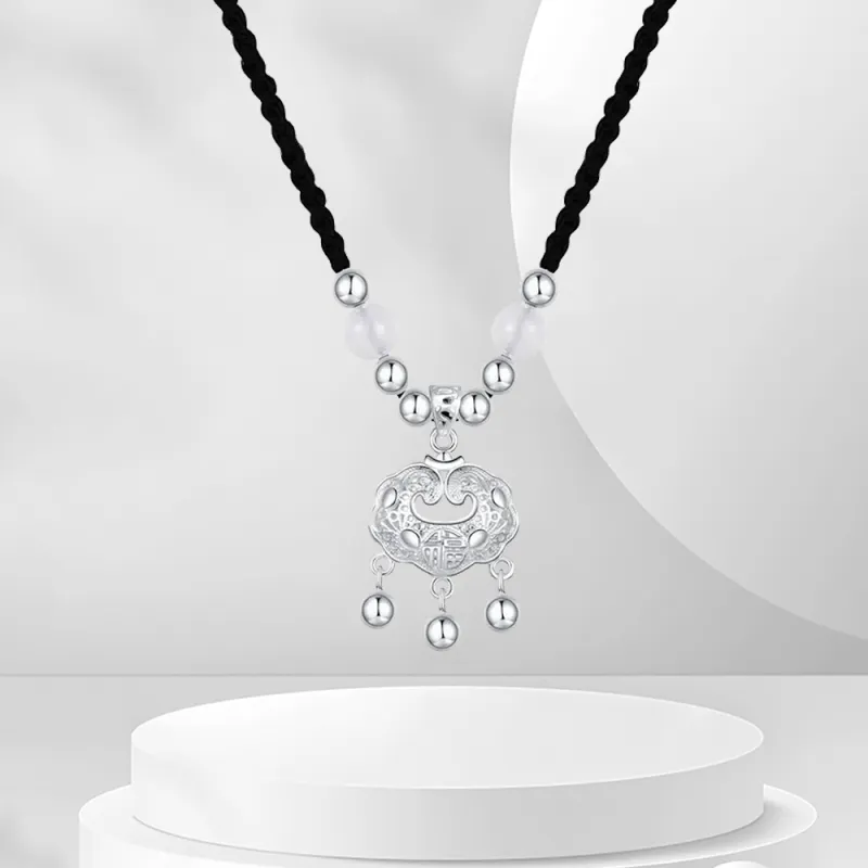 LUCA Sterling Silver Necklaces Unisex-6