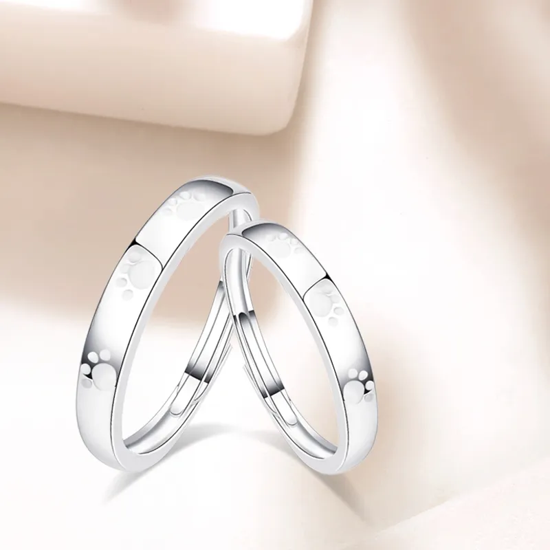 LUCA Sterling Silver Rings Unisex-6