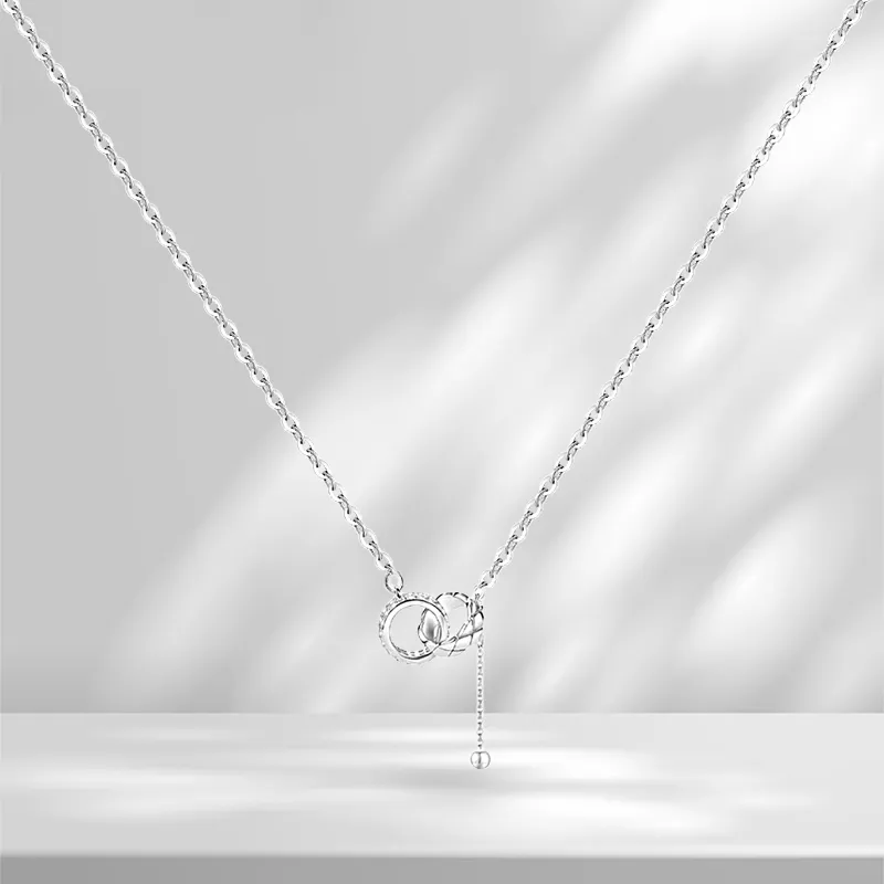 LUCA Zircon Necklaces Women's Couple Birthday Gift Confession Box For Girl-1