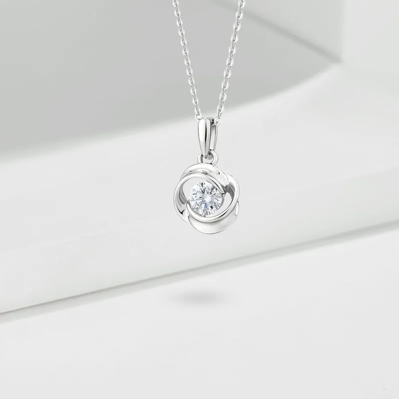 LUCA Sterling Silver S999 Silver Necklaces Women's-6