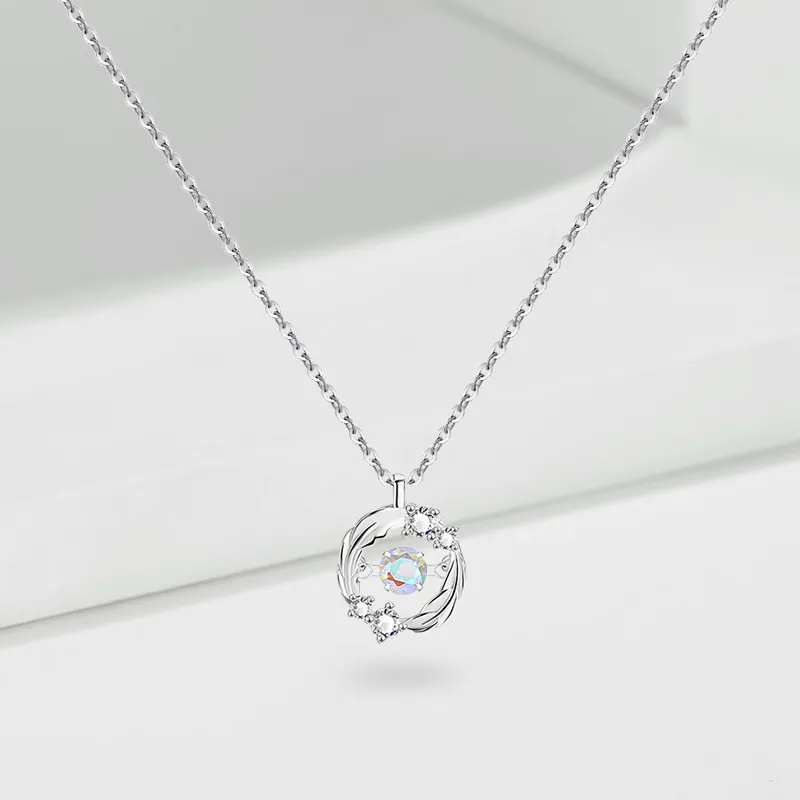 LUCA Sterling Silver Necklaces Women's Birthday Gift-6