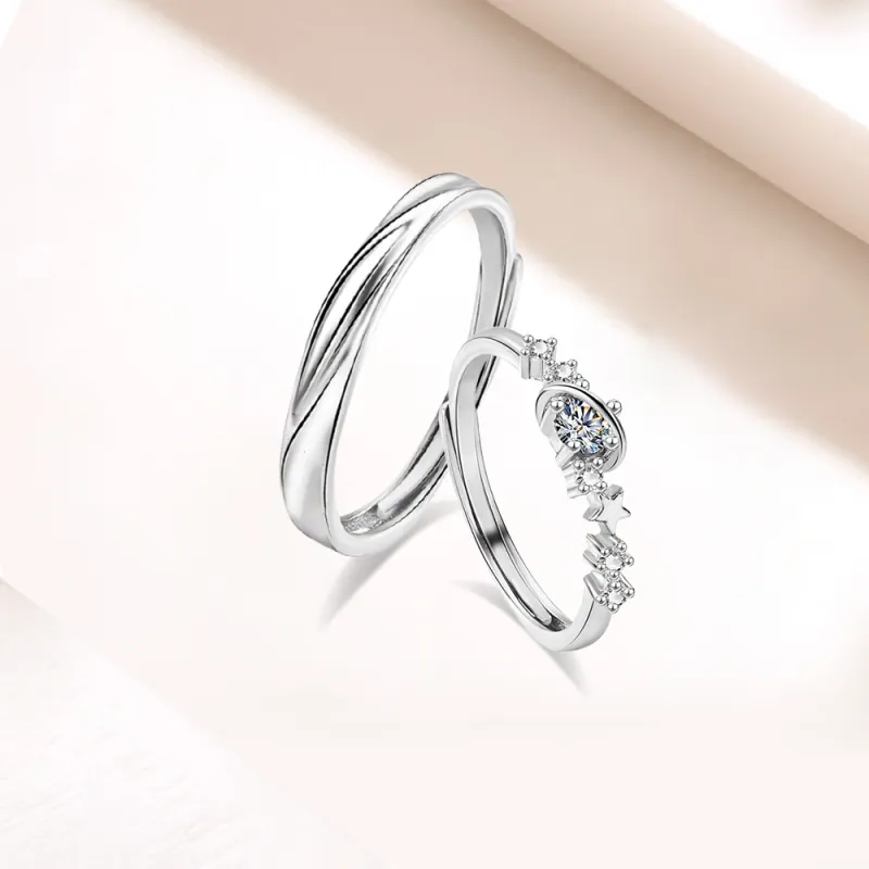 LUCA Sterling Silver Rings Unisex Silver-4