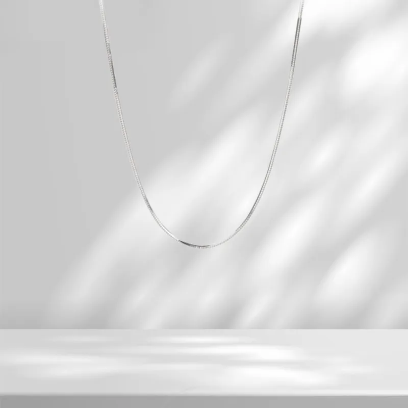 LUCA S925 Silver Necklaces Unisex-2