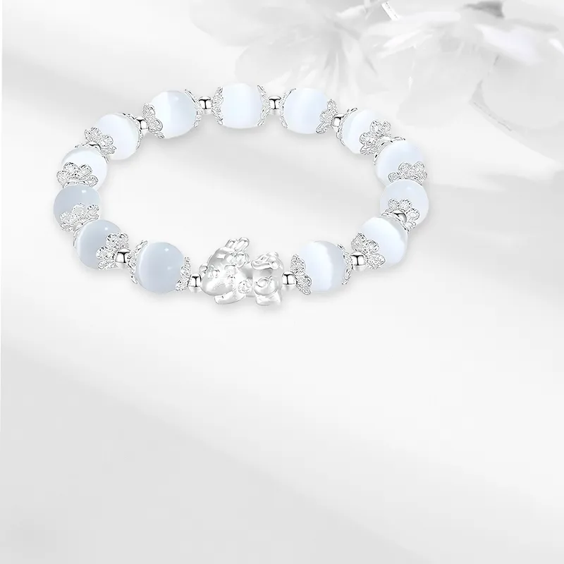 LUCA Sterling Silver Bracelets Unisex-6