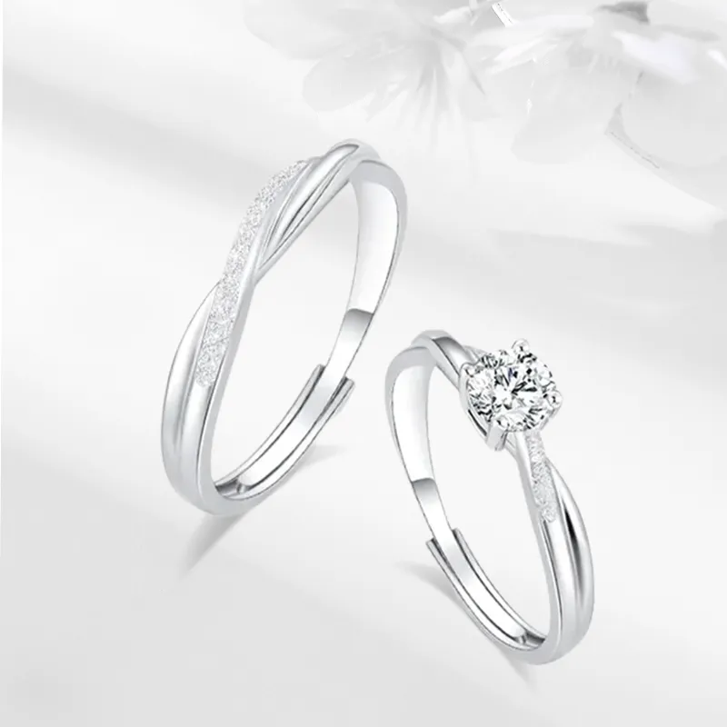 LUCA Sterling Silver Rings Unisex Box # Sweet Love Confession-6