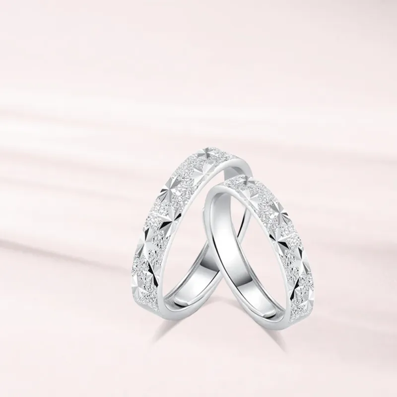 LUCA Sterling Silver Rings Unisex Anniversary Box Anniversary Year-3