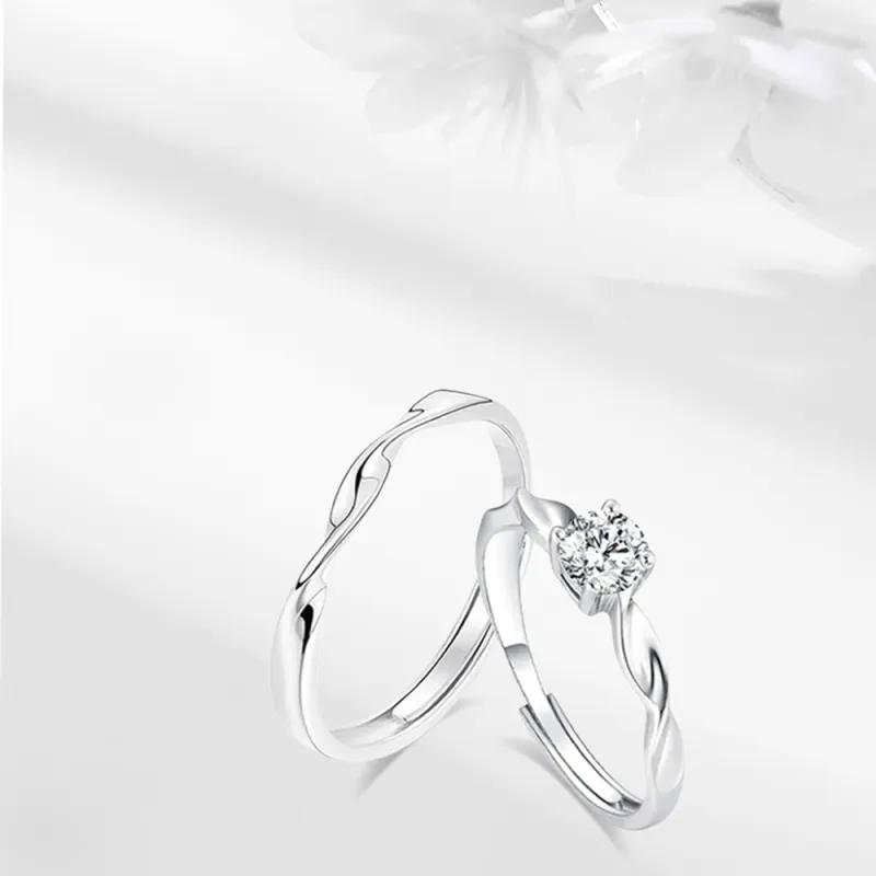 LUCA Sterling Silver Rings Unisex Box #Sweet Love Confession-4