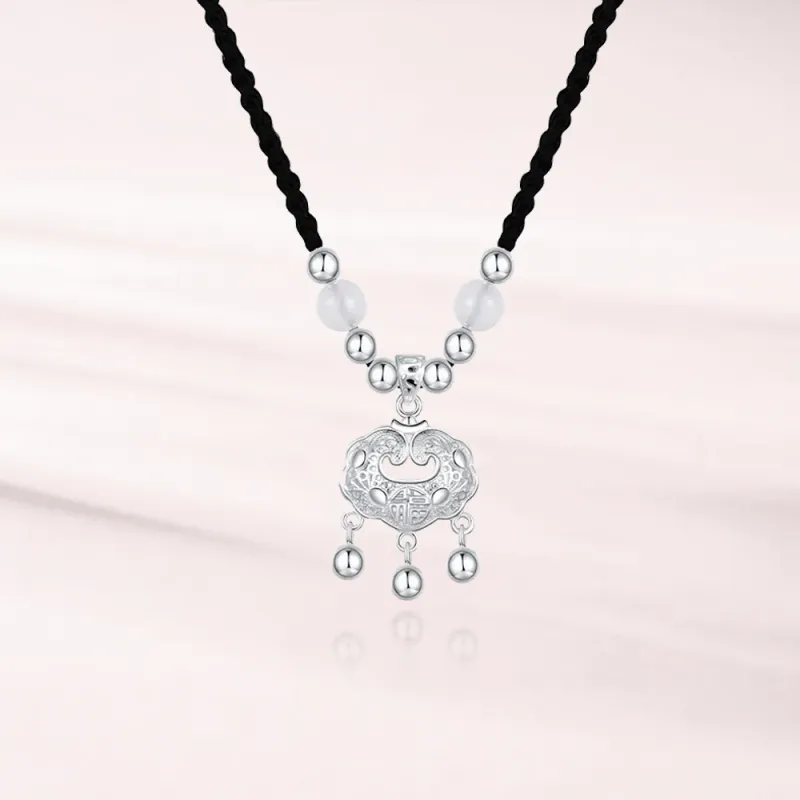 LUCA Strawberry Quartz Necklaces Unisex-5