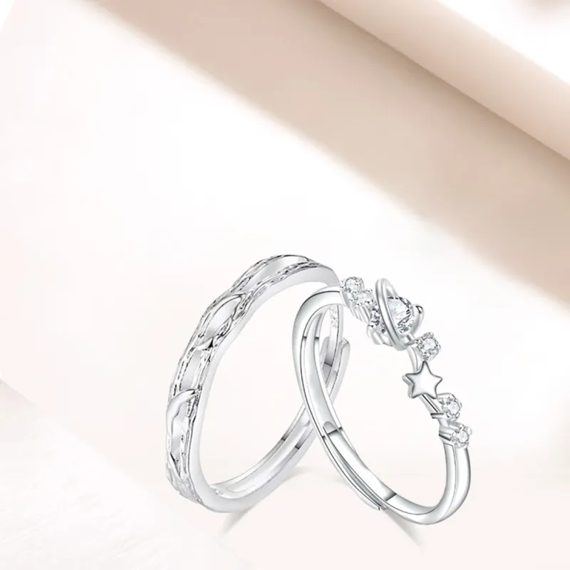LUCA Sterling Silver Rings Unisex Box Anniversary #Sweet Love Confession-3