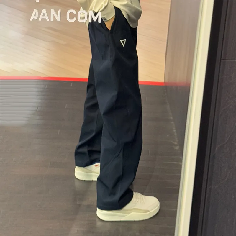 TESTUNG Casual Pants Unisex Classic Black-8