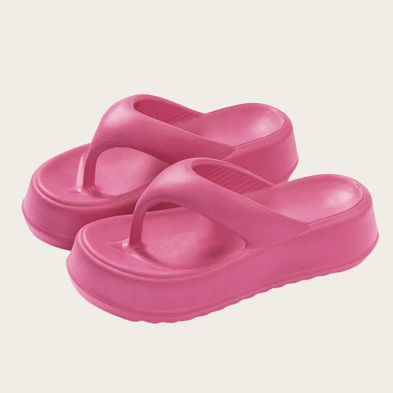 YUZHAOLIN Slippers, Flip Flops Women's Summer Slip Resistant Ankle Elevator Shoes Korean Style Women's-5