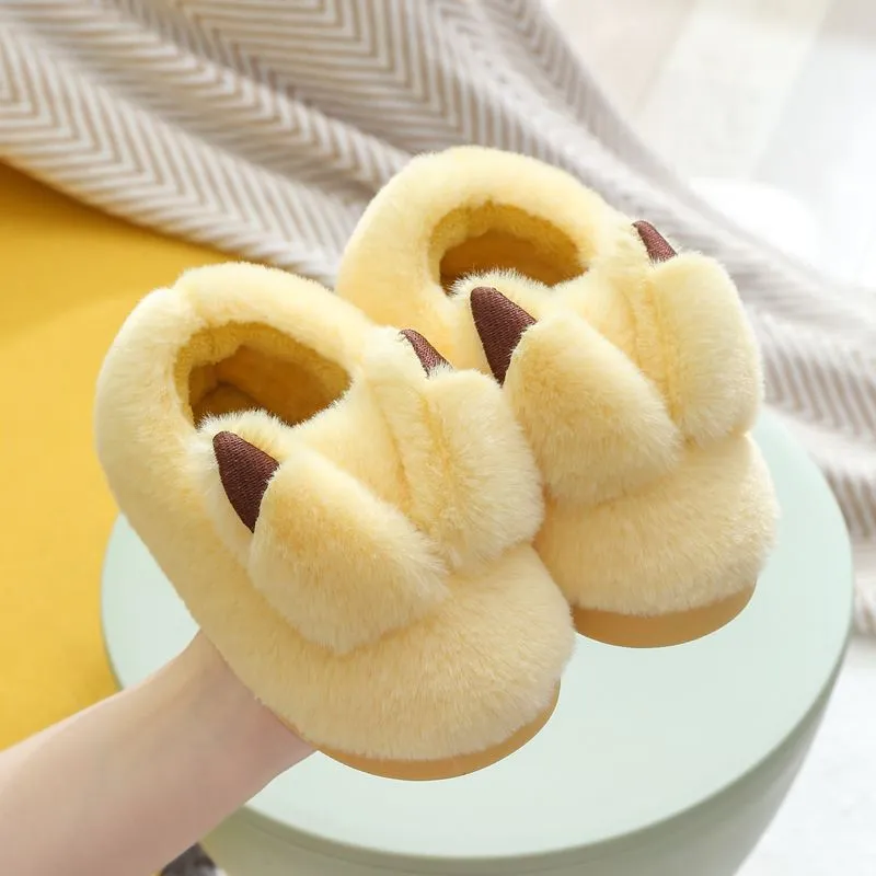 YUZHAOLIN Home Slippers Gray/Yellow-3